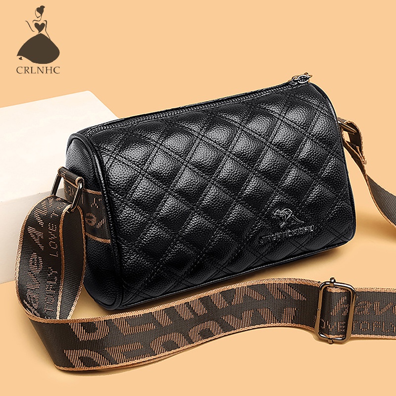 Crlnhc Túi Xách Đeo Vai Dây Bản Rộng Phong Cách retro Thời Trang Cho Nữ vn