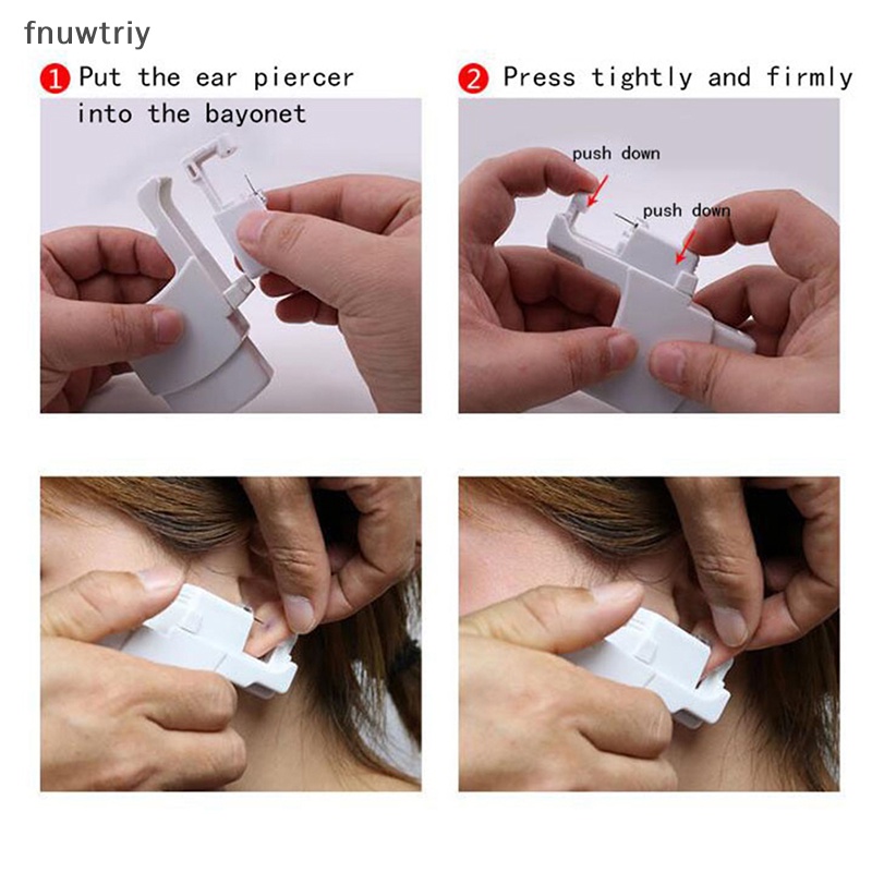 Súng Tự Vệ Tai Dùng Một Lần Kèm Khuyên Tai 4mm vn