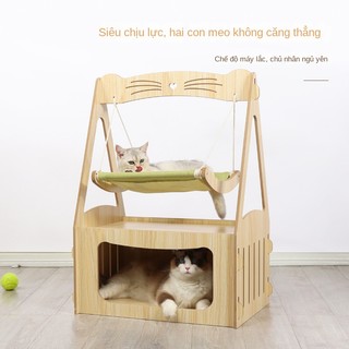 Giường Ngủ Bốn Mùa Treo Cửa Sổ Dành Cho Mèo Võng thú cưng