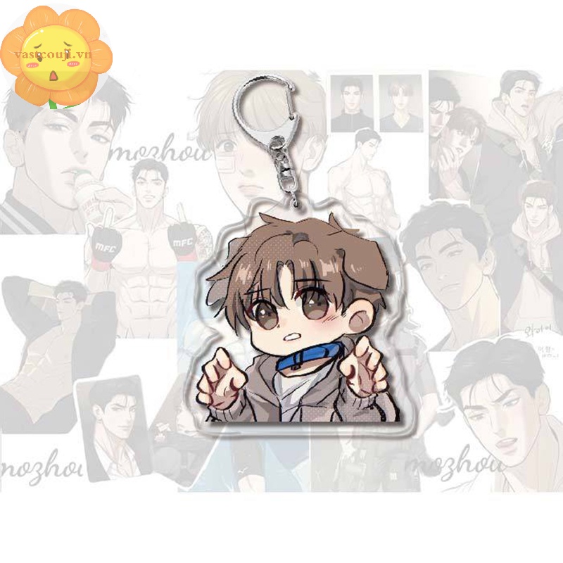 Vastji manwha jinx joo jaekyung Móc Chìa Khóa Bằng acrylic In Họa Tiết Hoạt Hình anime Dễ Thương Sáng Tạo Cho Nam Và Nữ vn