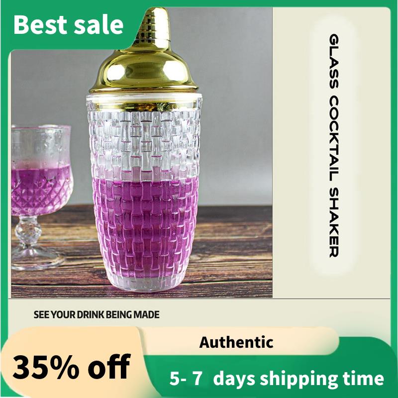 Bộ Bình Lắc cocktail Bằng Thủy Tinh 13oz