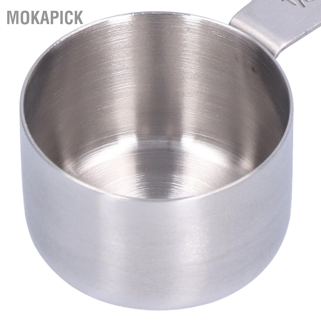 Mokapick 30Ml Thìa Cà Phê Bằng Thép Không Gỉ Tay Cầm Dài Sữa Đậu Muỗng Đo Lường