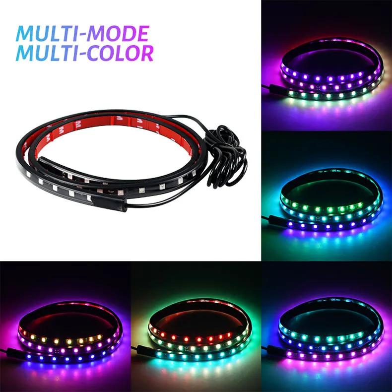 Dây Đèn led rgb 12v / 24v 1.2m 1.8m 2m 2.4m Cho Xe Tải
