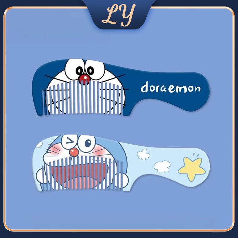 Dễ Thương Lược Nhựa mini Chống Tĩnh Điện Thiết Kế Hình doraemon Đáng Yêu Cho Học Sinh