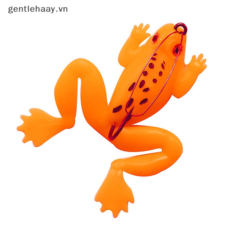 Mồi Câu Cá Giả Hình Ếch Bằng Cao Su Mềm Siêu Bền 4.5g / 6cm vn