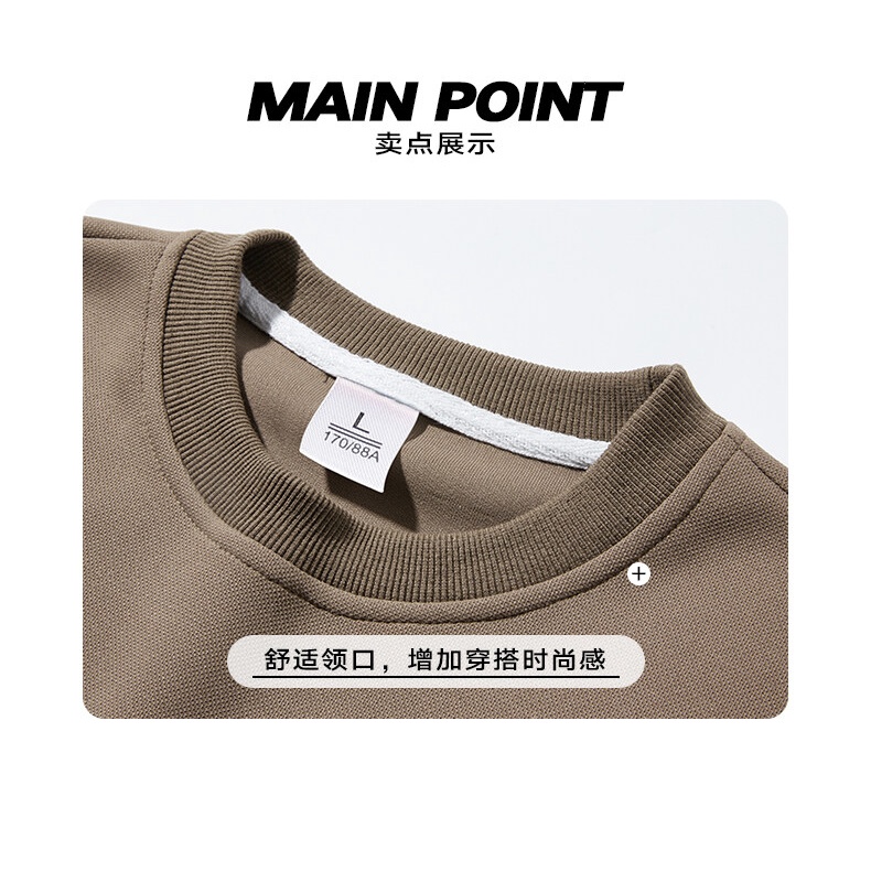 Áo Thun Nam Dài Tay Cổ Tròn Màu Sắc Thời Trang