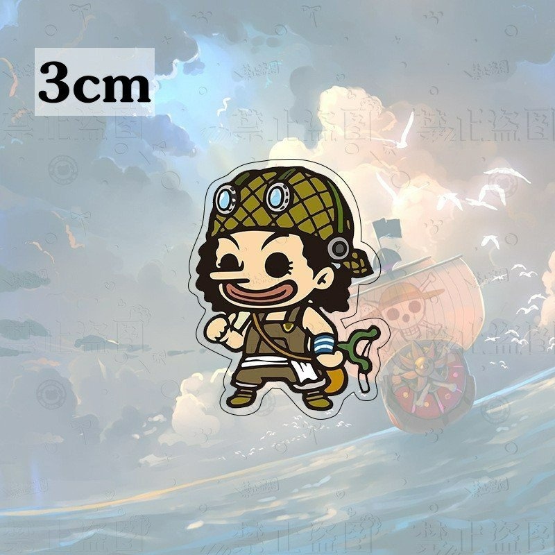 MÔ HÌNH Standee ONE PIECE ĐẢO HẢI TẶC ver MẮT ĐEN anime tượng mica trong acrylic chibi trong xinh xắn