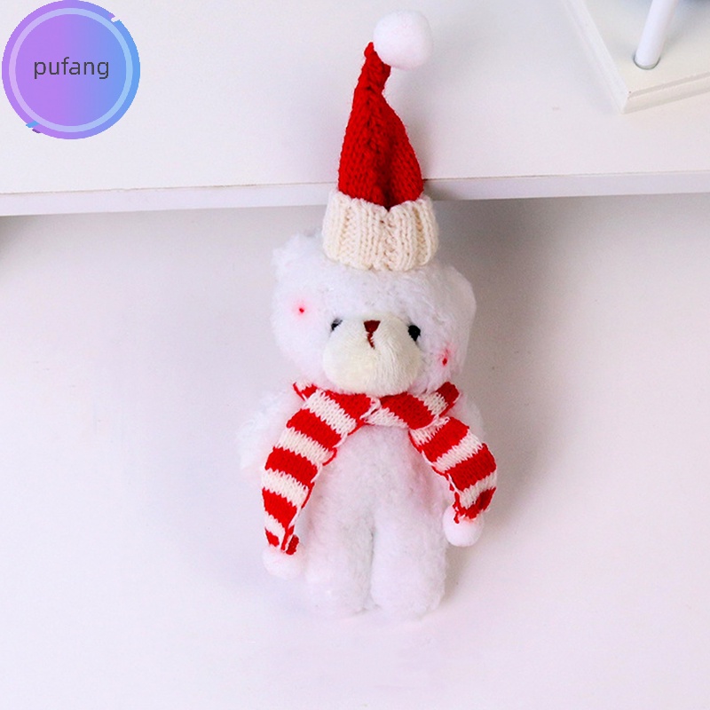 Gấu Bông teddy Mềm Mại Dễ Thương Treo Trang Trí Cây Thông Giáng Sinh vn