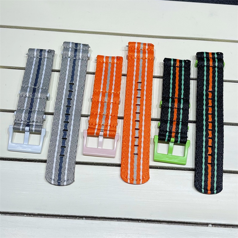 Dây Đeo nylon Chống Nước 22mm Cho Đồng Hồ Thể Thao swatch x blancpain fifty fathoms oceans