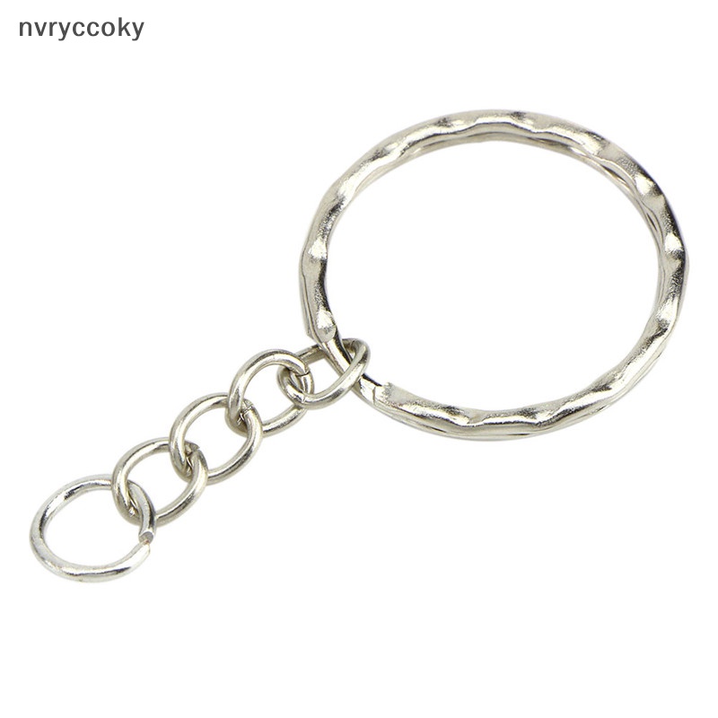 Set 50 Vòng Bạc Bóng 25mm Dùng Làm Móc Khóa diy