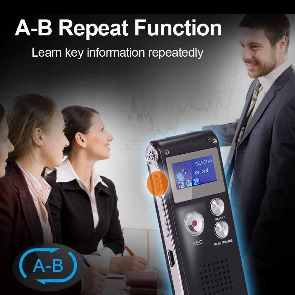 High definition noise reduction digital recording pen, suitable for meeting recording, supporting data cable, Hd noise reduction