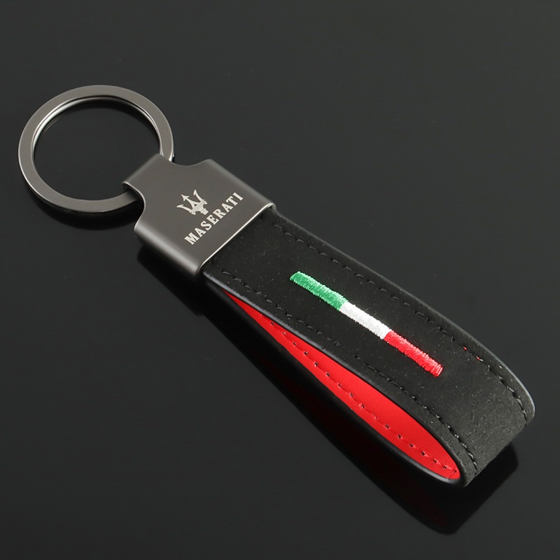 Móc Chìa Khóa Bằng Da Lộn Cho fiat 500 abarth logo zerocento 1100 Scorpion