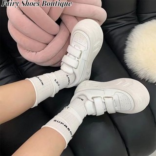ZHUXIA Giày Sneaker Đế Xuồng Chống Trượt Thoải Mái Phong Cách Hàn Quốc Hợp Thời Trang