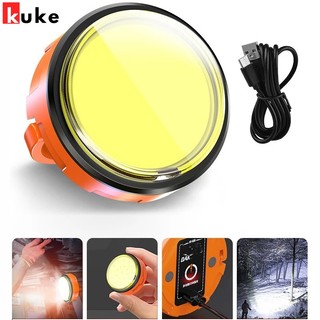 Đèn led cob mini 3 Chế Độ Kèm Đế Nam Châm / Sạc usb Tiện Dụng Mang Theo Du Lịch / Leo Núi Ngoài Trời