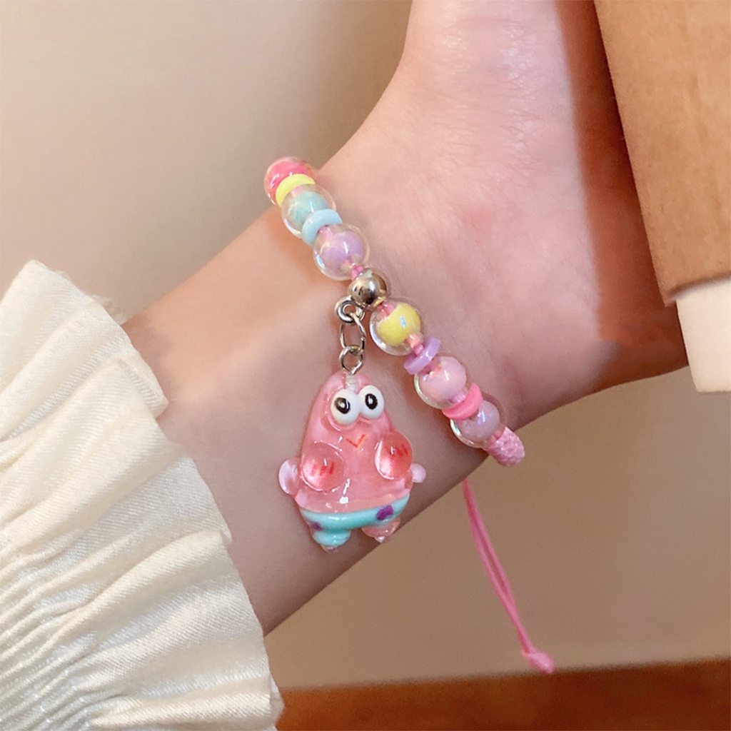 Vòng Tay Dopamine HoạTt Hình Dễ Thương Dây Bện ThờI Vòng Tay Hạt Trang đa Năng Ngọt Tay Phụ Kiện YR