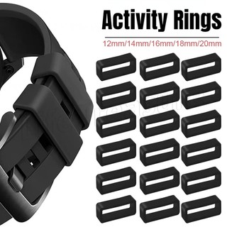 Vòng đeo đồng hồ vòng đeo tay - bộ giữ dây đeo cổ tay - giá đỡ dây đeo silicon mềm - vòng tròn hoạt động 12 / 14 / 16 / 18 / 20mm - phụ kiện đồng hồ
