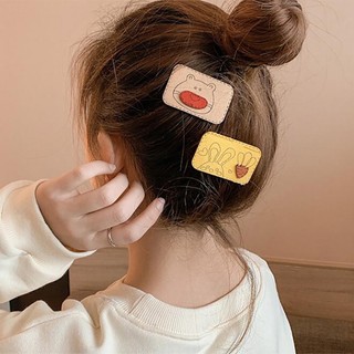 Miếng Dán Tóc Mái Màu Đỏ Dễ Thương Cho Bé Gái