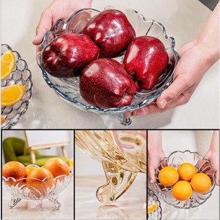 Đĩa Thuỷ Tinh,Thố 3 Chân Đựng Hoa Quả