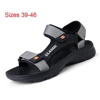 Jintoho Xăng đan Đi Biển Đế Dày Chống Trượt Thoáng Khí Thoải Mái Cho Nam