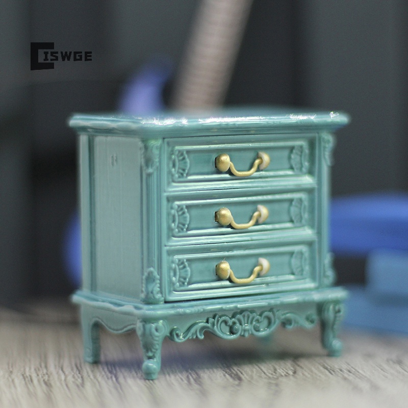 1 Mô Hình Phòng Ngủ Để Đầu Giường Mini Trang Trí Nhà Búp Bê DIY
