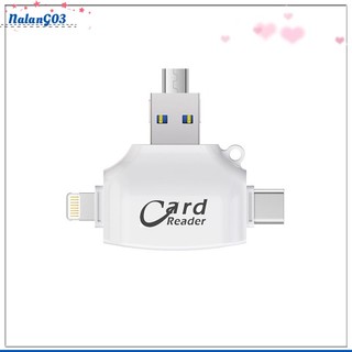 Đầu Đọc Thẻ Nhớ Micro Sd Otg Tf 4 Trong 1
