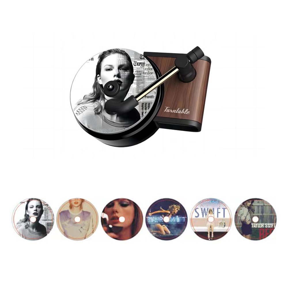 Taylor Swift Record Music Player Car Freshener Vent Clip Turnable Music Box