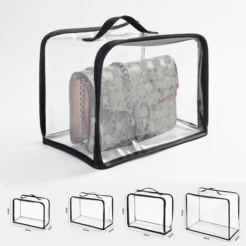 Evertoner Túi Xách Nhựa PVC Trong Suốt Chống Bụi Bẩn