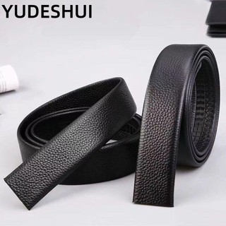 YUDESHUI Thắt Lưng Da Không Khóa 3.5cm Thay Thế Thời Trang