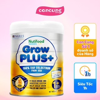 Sữa Non Nutifood GrowPLUS+ Tăng Đề Kháng 800g dành cho bé trên 1 Tuổi