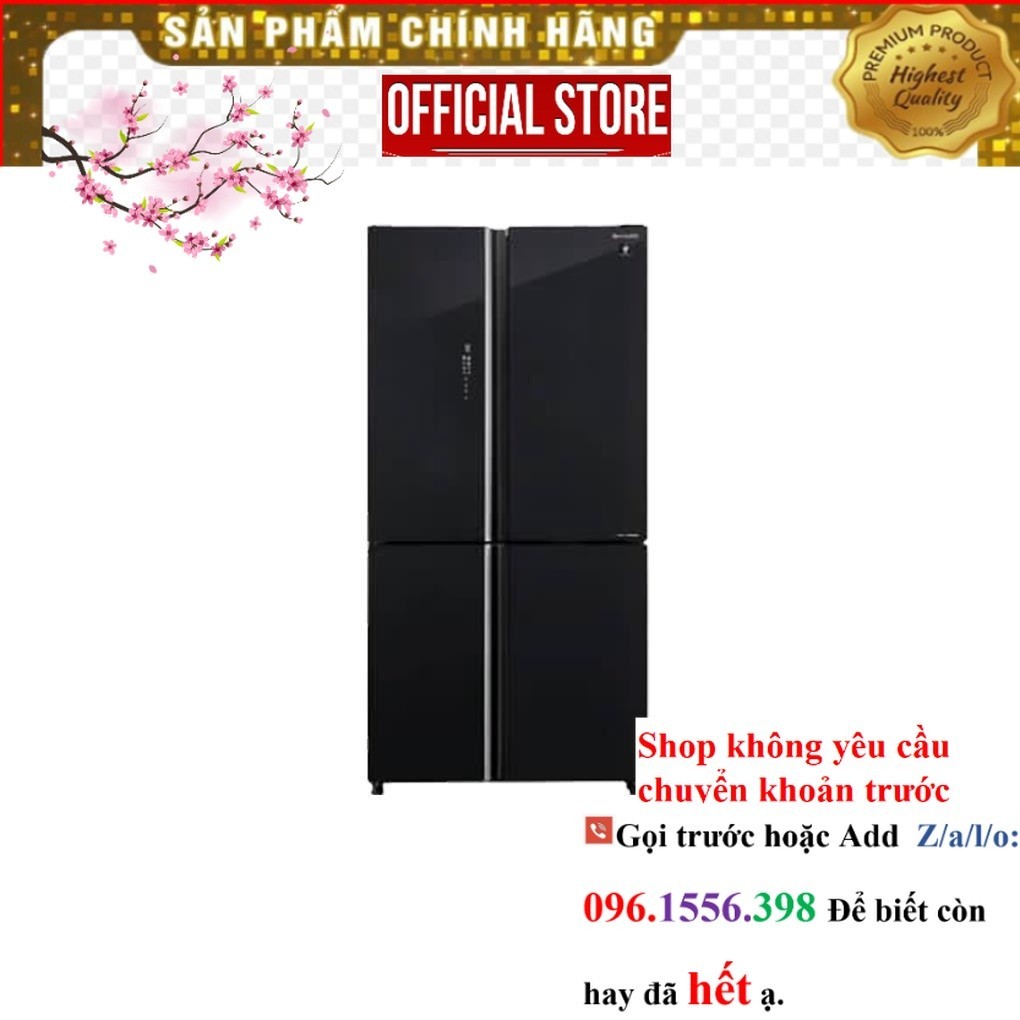 Tủ lạnh Sharp Inverter 572 lít SJ-FXP640VG-BK Màu đen |P&G