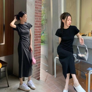 Áo Thun Tay Ngắn Cổ Tròn Dáng Ôm Phong Cách Hàn Quốc Thời Trang Mùa Hè Mới Cho Nữ