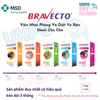 Bravecto - Viên Nhai Trị Ve Rận Dành Cho Chủ Nhân Bận Rộn - Bảo Vệ Chó 3 Tháng