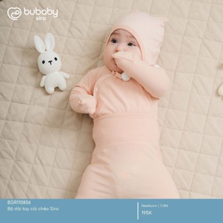  BU Baby  NB-3M  Bộ dài tay cài chéo Siro - BSR110806 | Quần áo Chính Hãng 