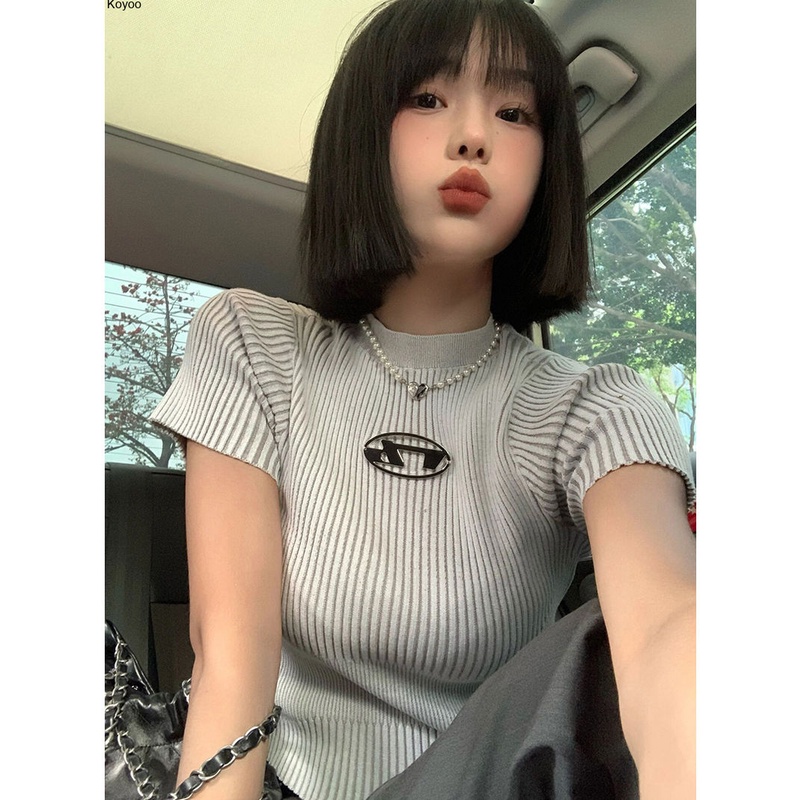 Galaxy áo phông áo thun nữ croptop baby tee Thời trang hàn quốc  fashion Thời trang Đẹp Comfortable A29J2G8