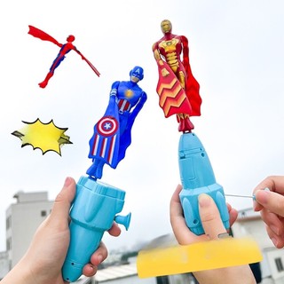 Marvel Đồ Chơi Con Quay Hình spiderman / captain america / Phi Hành Gia Cho Bé Trai