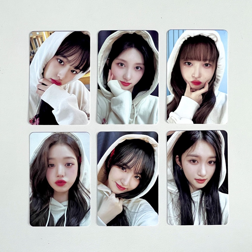 Set 6 Tấm Ảnh lomo Card liz leeseo gaeul rei wonyoung yujin