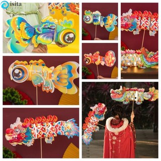 Isita lồng đèn cá / rồng nhảy múa diy cầm tay có thể phát sáng