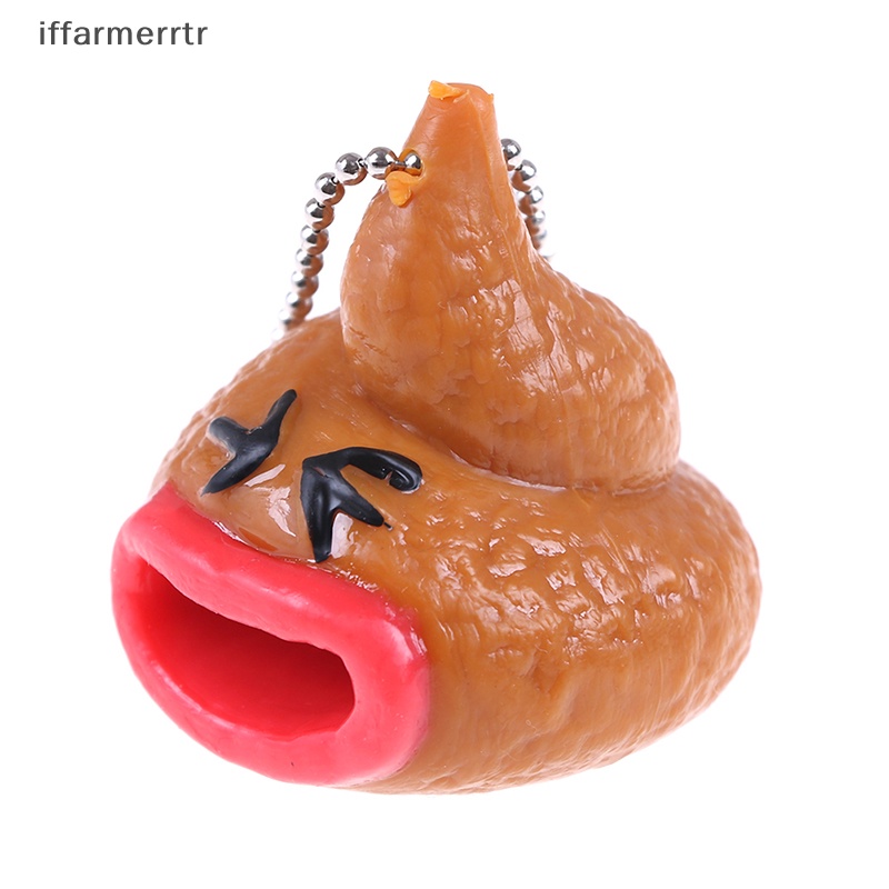 Móc Khóa Gắn Búp Bê Emoji Vui Nhộn Giảm Căng Thẳng