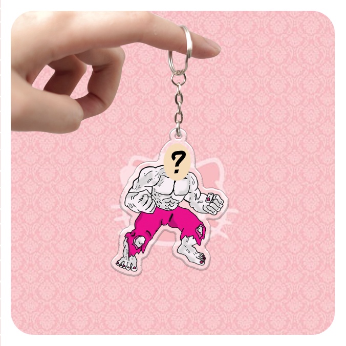 Móc khóa dễ thương chị em chiến chibi theo yêu cầu