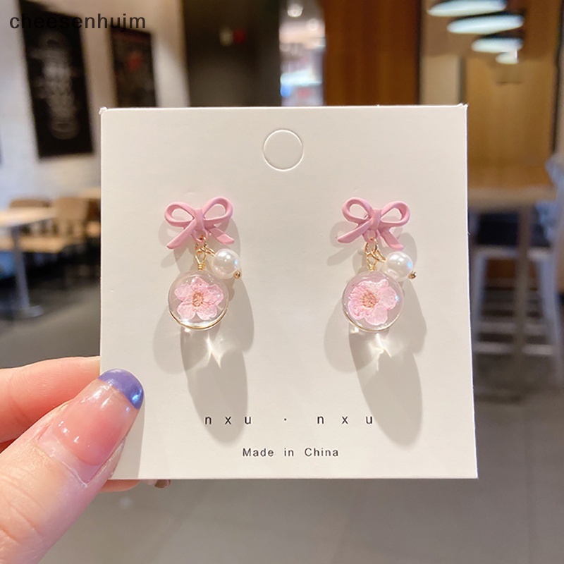 1 Cặp Bông Tai Đính Đá resin Thời Trang Hàn Quốc Dành Cho Nữ