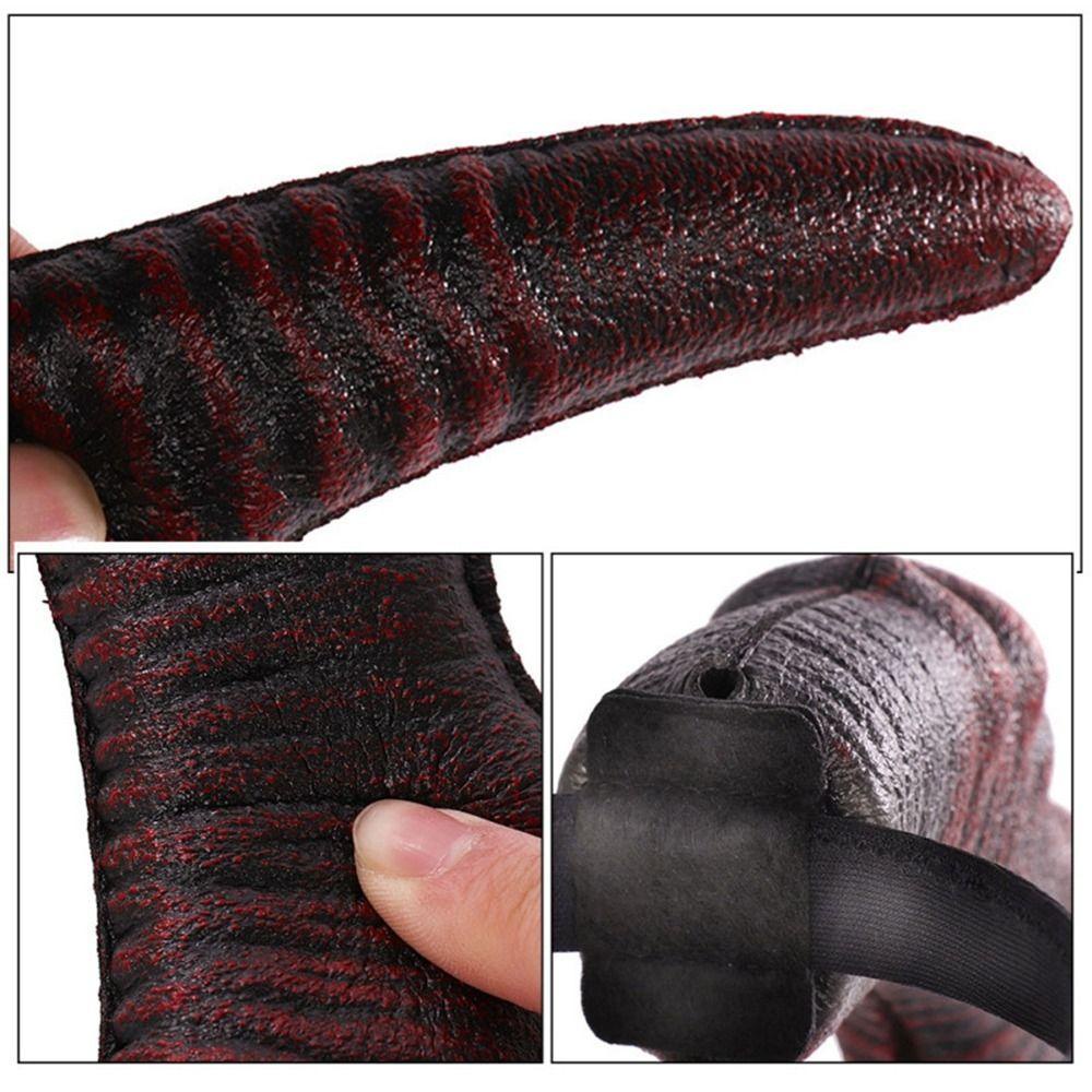 Mkeb Băng Đô Cài Tóc Bằng pu Hình Sừng Quỷ Hóa Trang halloween Cho Nam