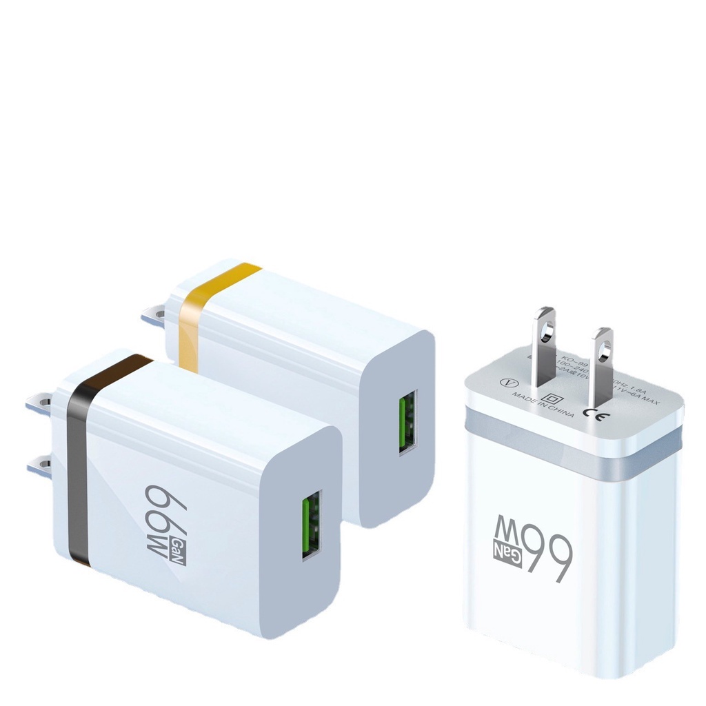 Galum nitride Sạc Nhanh 66w usb Đơn Cho Điện Thoại huawei xiaomi