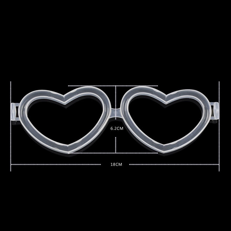 Mắt Kính Hình Trái Tim Phát Sáng Trong Bóng Tối Cho Tiệc Sinh Nhật / Đám Cưới