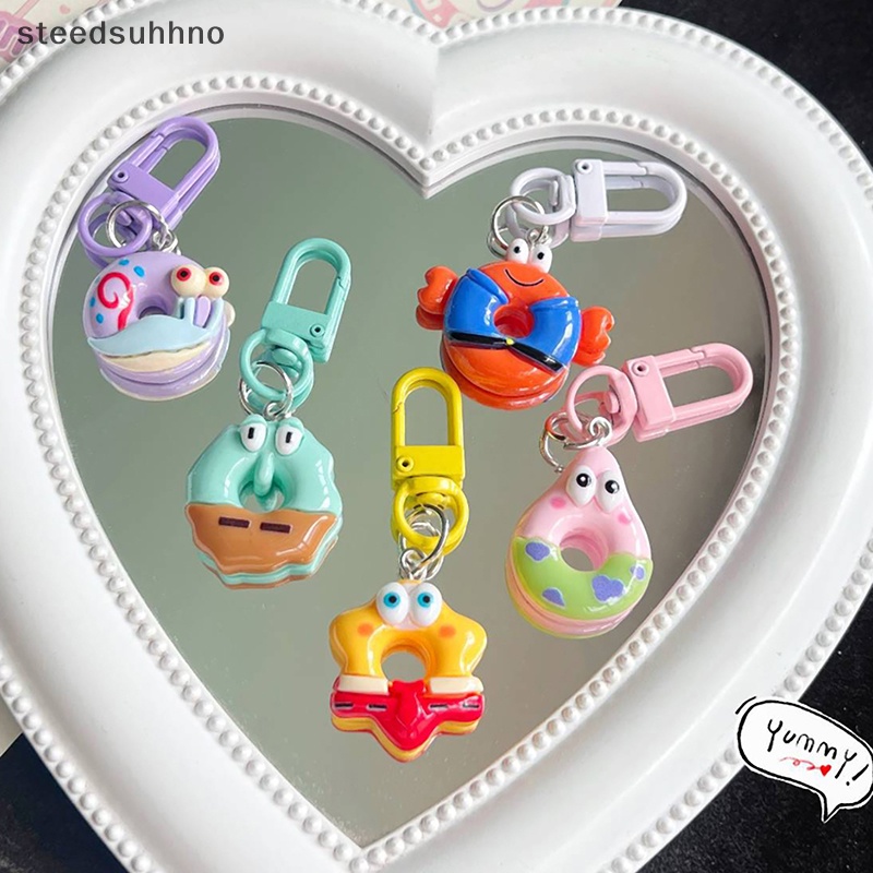 Móc Khóa Hình spongebob Dễ Thương Dùng Trang Trí Túi Xách / Balo hhno