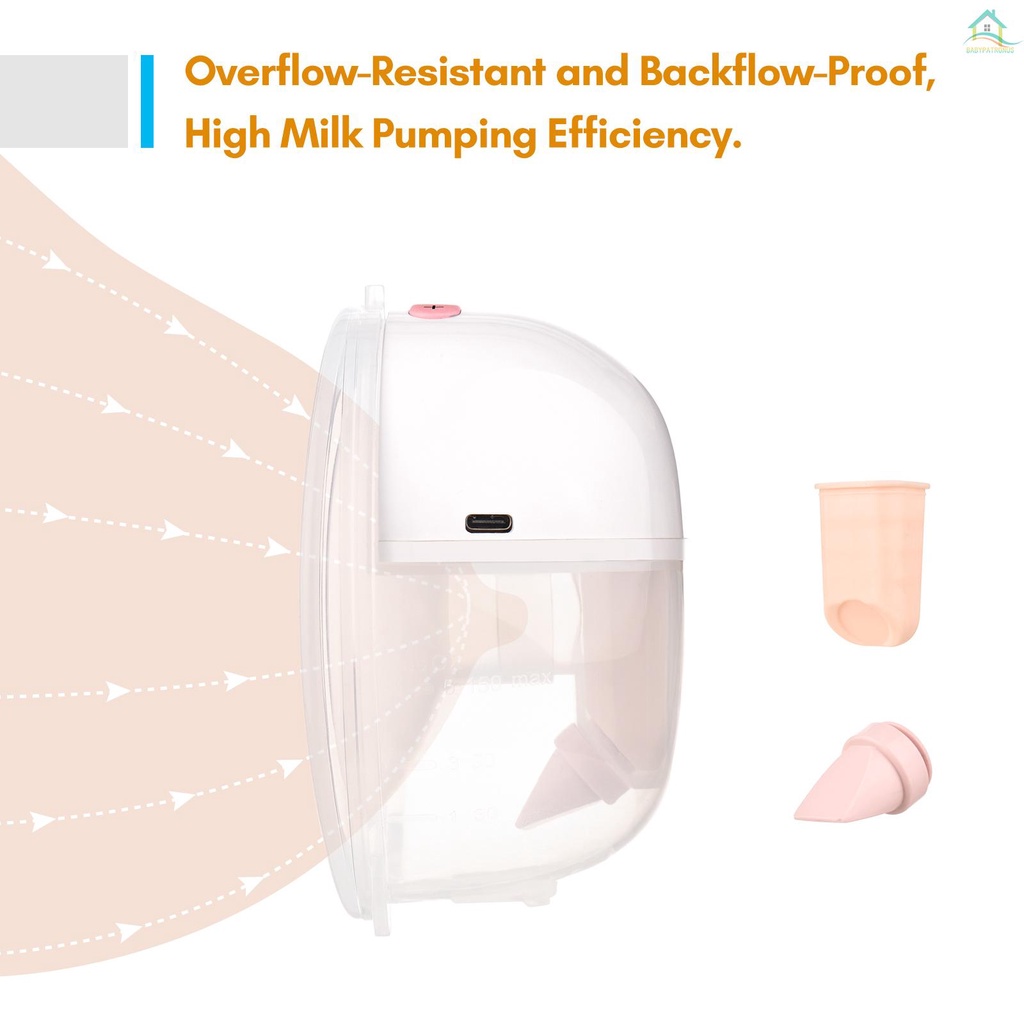 Máy Bơm Sữa Điện Rảnh Tay Di Động Không Đau 3 Chế Độ Hút 9 Mức Độ Kèm Bình 24mm 150ml #babypatronusVn.vn. vn. vn. vn.