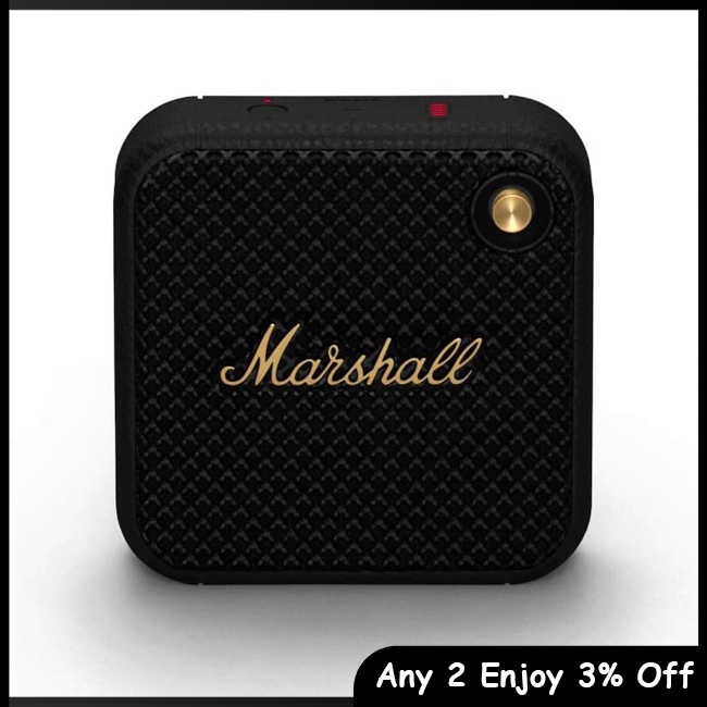 Zevaret Loa bluetooth Không Dây marshall willen Chống Thấm Nước Có Thể Mang Theo Khi Đi Ra Ngoài