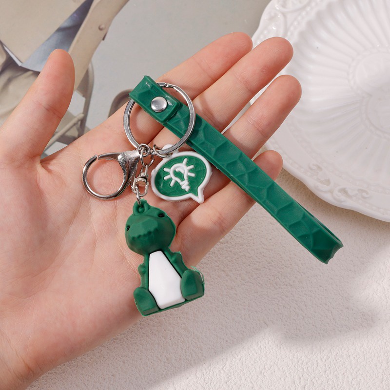 Dễ Thương Móc Chìa Khóa Hình Động Vật / Gấu Trúc Bằng Kim Loại Xinh Xắn