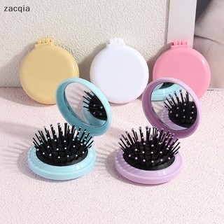Lược chải tóc mini có gương gấp gọn tiện lợi du lịch dành cho nữ