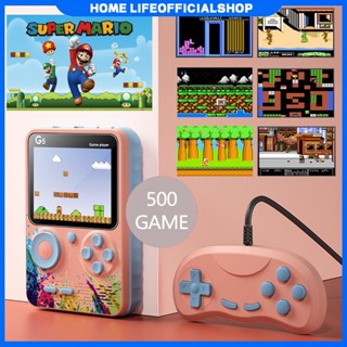  Máy Chơi Game Cầm Tay G5 500 Trò Chơi Có Thể Sạc Lại Kèm Tay Cầm Chơi Game 2 Người 