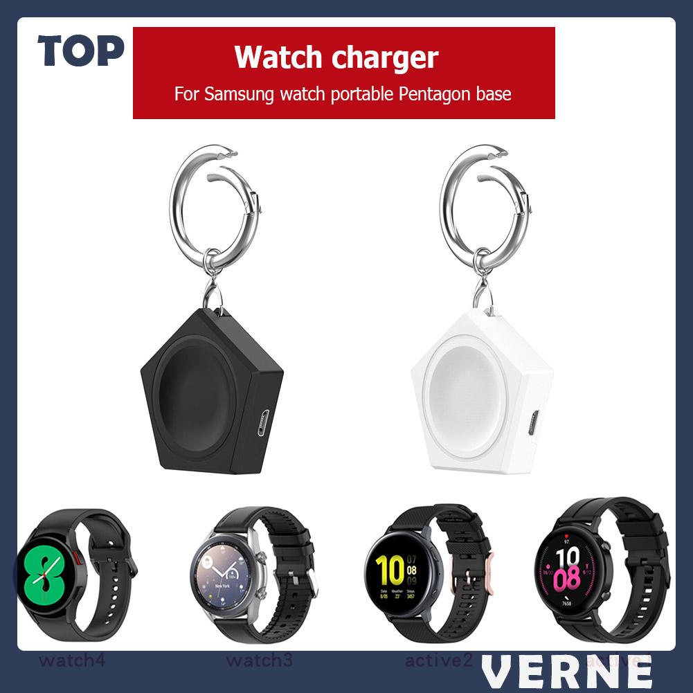 Đế Sạc Không Dây Có Móc Khóa Cho Đồng Hồ samsung galaxy watch 4 5 active 2